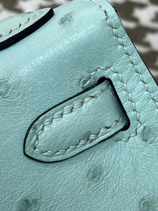 에르메스 켈리 19 은장 민트 타조가죽 핸드백 크로스백 레플리카 미러급 SA급 S급 고퀄리티 최상급 하이엔드 가방 [여성] 8