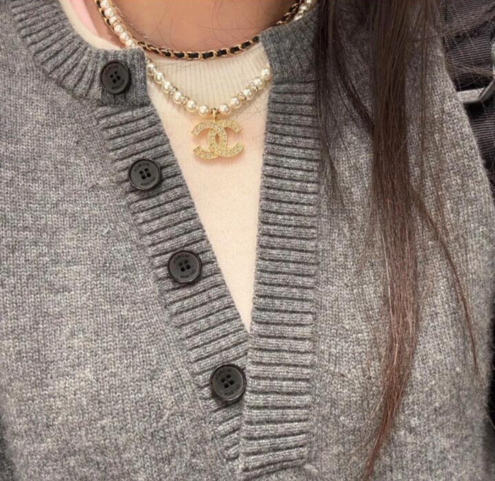 샤넬 CC로고 이중 체인 진주 목걸이 레플리카 미러급 SA급 S급 고퀄리티 최상급 하이엔드 악세사리 [여성]