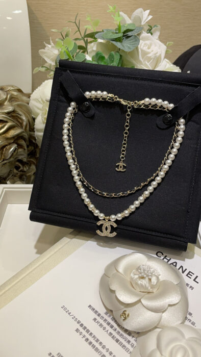 샤넬 CC로고 이중 체인 진주 목걸이 레플리카 미러급 SA급 S급 고퀄리티 최상급 하이엔드 악세사리 [여성] 4