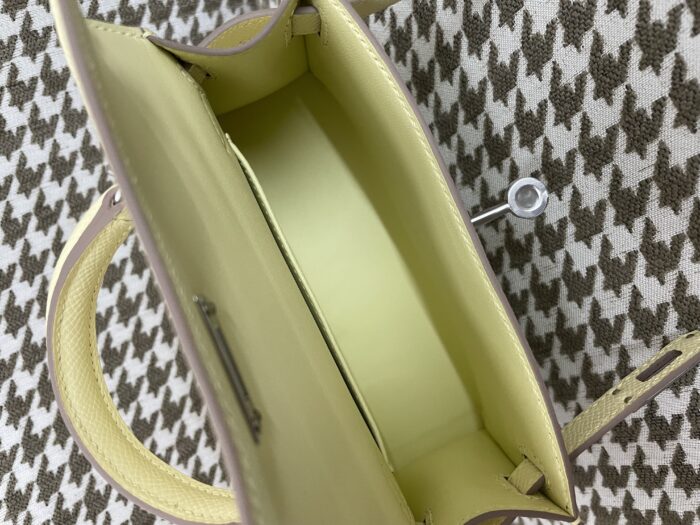 에르메스 켈리 19 은장  연 옐로우 epsom 핸드백 크로스백 레플리카 미러급 SA급 S급 고퀄리티 최상급 하이엔드 가방 [여성] 3