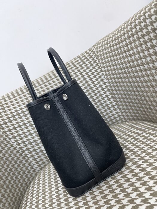 에르메스 가든파티 30 캔버스 은장 배색 블랙 negonda 레플리카 미러급 SA급 S급 고퀄리티 최상급 하이엔드 가방 [여성] 4