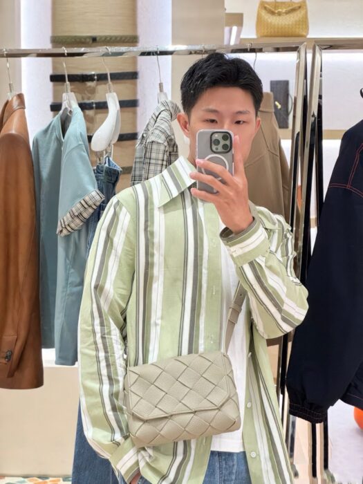 보테가베네타 디아고 795637 다크베이지 크로스백 레플리카 미러급 SA급 S급 고퀄리티 최상급 하이엔드 가방 [남성여성공용] 2