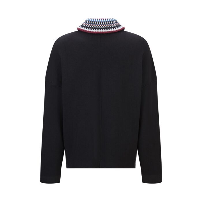 루이비통 멀티 컬러 LV 지퍼 니트 가디건 자켓 블랙 레플리카 미러급 SA급 S급 고퀄리티 하이엔드 최상급 의류 [남성여성공용] 8