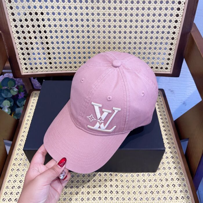루이비통 흰색 LV 자수 볼캡 모자 핑크 레플리카 미러급 SA급 S급 고퀄리티 최상급 하이엔드  [남성여성공용] 6