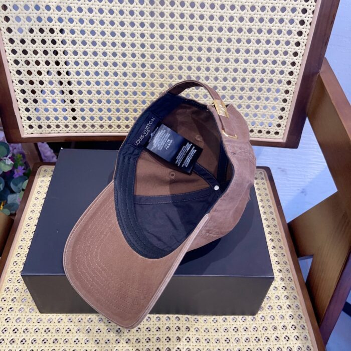 루이비통 흰색 LV 자수 볼캡 모자 브라운 레플리카 미러급 SA급 S급 고퀄리티 최상급 하이엔드 [남성여성공용] 9