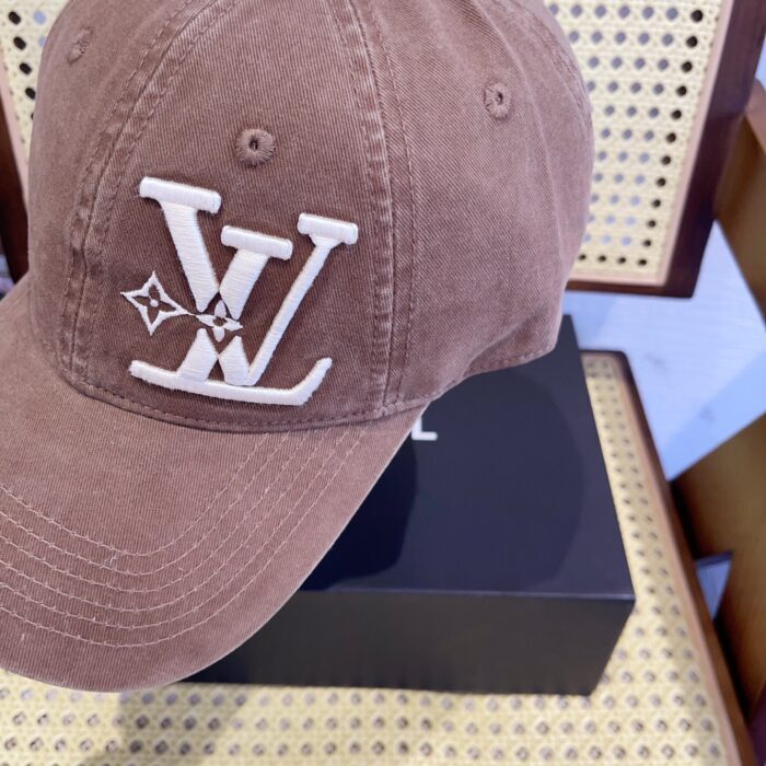 루이비통 흰색 LV 자수 볼캡 모자 브라운 레플리카 미러급 SA급 S급 고퀄리티 최상급 하이엔드 [남성여성공용] 8