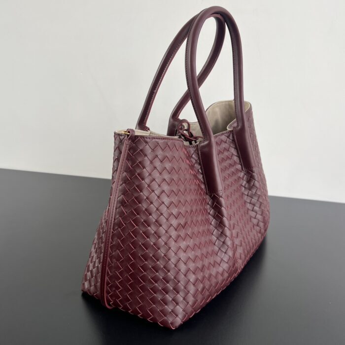 보테가베네타 피나코테카 817166 미디엄 와인 쇼퍼백 크로스백 레플리카 미러급 SA급 S급 고퀄리티 최상급 하이엔드 가방 [여성] 4