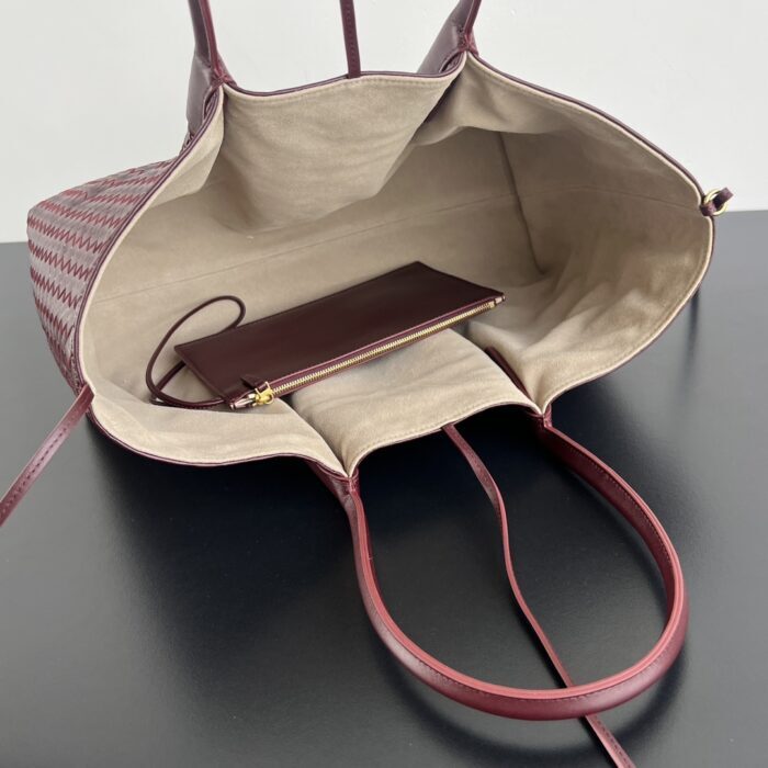 보테가베네타 피나코테카 817166 미디엄 와인 쇼퍼백 크로스백 레플리카 미러급 SA급 S급 고퀄리티 최상급 하이엔드 가방 [여성] 3