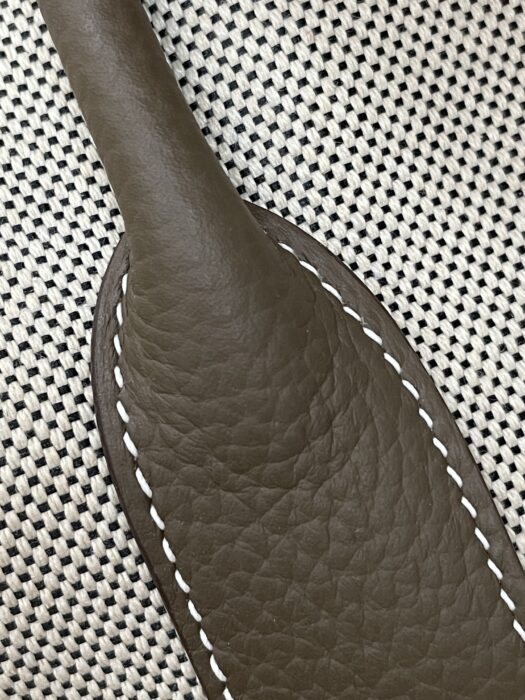 에르메스 가든파티 36 캔버스 은장 배색 베이지 코끼리 회색 레플리카 미러급 SA급 S급 고퀄리티 최상급 하이엔드 핸드백 토트백 가방 [여성] 9