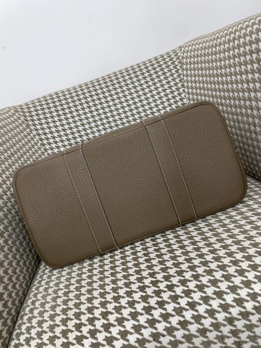 에르메스 가든파티 36 캔버스 은장 배색 베이지 코끼리 회색 레플리카 미러급 SA급 S급 고퀄리티 최상급 하이엔드 핸드백 토트백 가방 [여성] 6