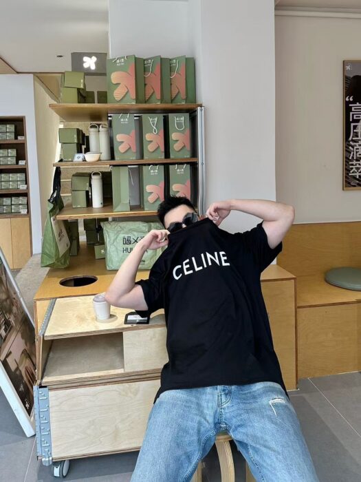 셀린느 모노그램 반팔티 블랙 반팔 라운드티셔츠 레플리카 미러급 SA급 S급 고퀄리티 최상급 하이엔드 의류 [남성여성공용] 3