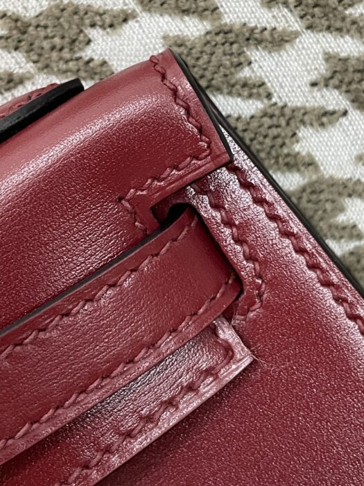 에르메스 켈리 19 은장 다크 레드 box 핸드백 크로스백 레플리카 미러급 SA급 S급 고퀄리티 최상급 하이엔드 가방 [여성] 7