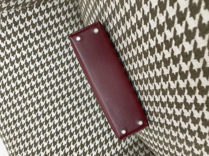 에르메스 켈리 19 은장 다크 레드 box 핸드백 크로스백 레플리카 미러급 SA급 S급 고퀄리티 최상급 하이엔드 가방 [여성] 5