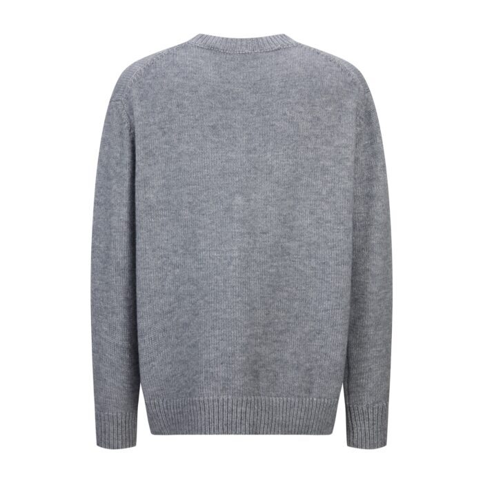 버버리 캐시미어 승마 자카드 긴팔 라운드 니트 그레이 레플리카 미러급 SA급 S급 고퀄리티 하이엔드 최상급 의류 [남성여성공용] 5