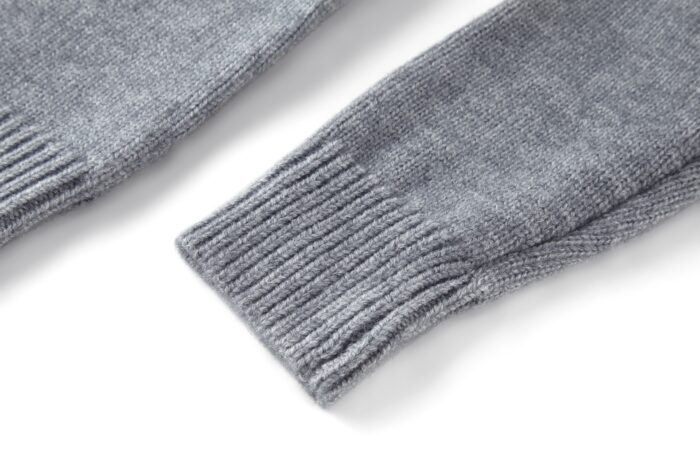 버버리 캐시미어 승마 자카드 긴팔 라운드 니트 그레이 레플리카 미러급 SA급 S급 고퀄리티 하이엔드 최상급 의류 [남성여성공용] 8