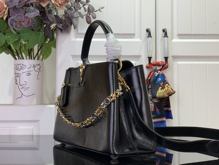 루이비통 카퓌신 MM 수플 블랙 M12924 핸드백 크로스백 숄더백 레플리카 미러급 SA급 S급 고퀄리티 최상급 하이엔드 가방 [여성] 3