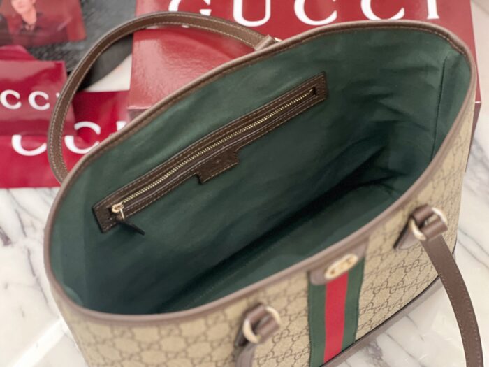 구찌 오피디아 라지 토트백 836829 라이트 브라운 쇼퍼백  레플리카 미러급 SA급 S급 고퀄리티 최상급 하이엔드 가방 [여성] 3