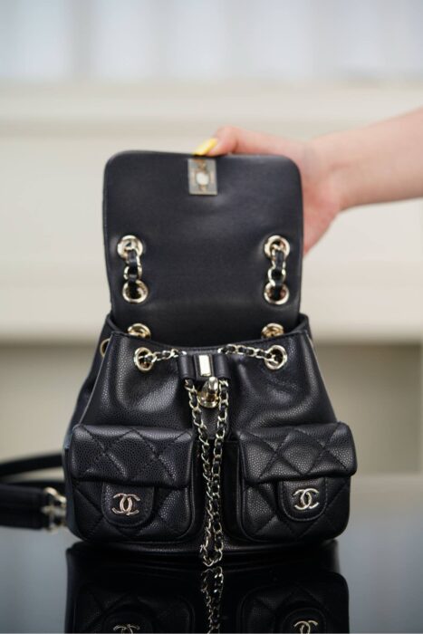 샤넬 23P 듀마 백팩 미니 블랙 레플리카 미러급 SA급 S급 고퀄리티 최상급 하이엔드 가방 [여성] 4