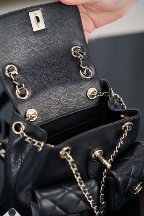 샤넬 23P 듀마 백팩 미니 블랙 레플리카 미러급 SA급 S급 고퀄리티 최상급 하이엔드 가방 [여성] 10