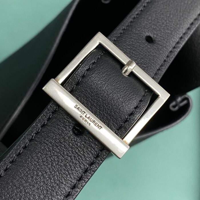 생로랑 그레인 가죽 소재 소몰 5A7 713938 블랙 실버 숄더백 레플리카 미러급 SA급 S급 고퀄리티 최상급 하이엔드 가방 [여성] 6