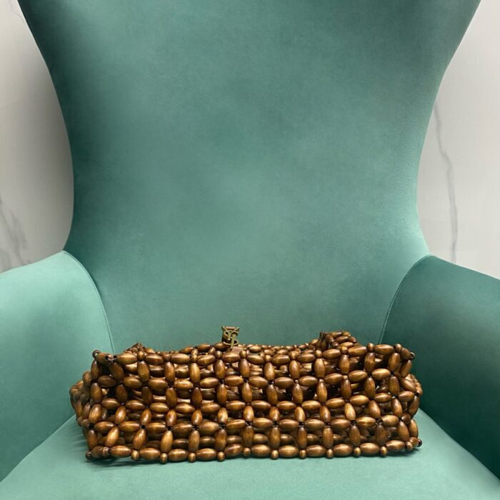 생로랑 우드 비즈 소재의 LE 5 A 7 라지백 823807 브라운 숄더백 레플리카 미러급 SA급 S급 고퀄리티 최상급 하이엔드 가방 [여성] 5