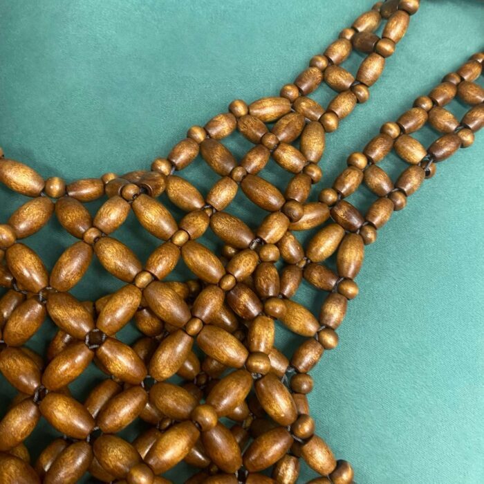 생로랑 우드 비즈 소재의 LE 5 A 7 라지백 823807 브라운 숄더백 레플리카 미러급 SA급 S급 고퀄리티 최상급 하이엔드 가방 [여성] 7