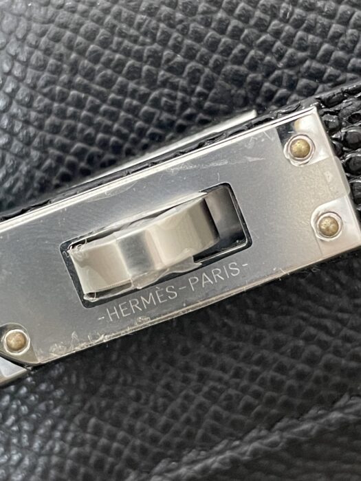 에르메스 켈리 25 은장 블랙 이음 epsom 도마뱀 가죽 핸드백 크로스백 레플리카 미러급 SA급 S급 고퀄리티 최상급 하이엔드 가방 [여성] 8