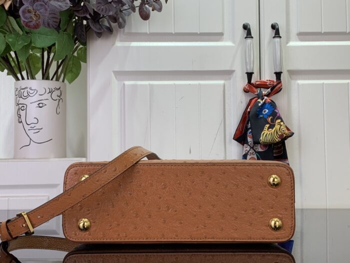 루이비통 카퓌신 스몰 타조무늬 M24714 브라운 레플리카 미러급 SA급 S급 고퀄리티 최상급 하이엔드 가방 [여성] 5