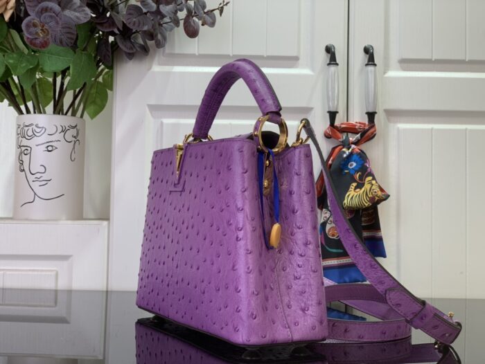 루이비통 카퓌신 스몰 타조무늬 M24714 퍼플 레플리카 미러급 SA급 S급 고퀄리티 최상급 하이엔드 가방 [여성] 3