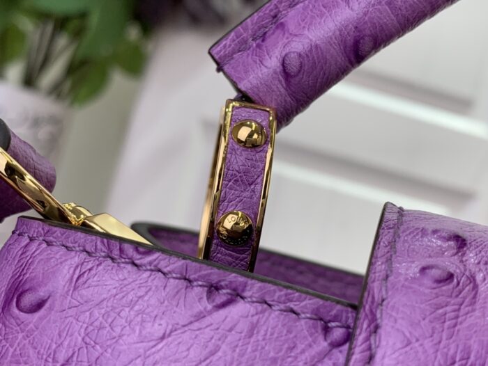 루이비통 카퓌신 스몰 타조무늬 M24714 퍼플 레플리카 미러급 SA급 S급 고퀄리티 최상급 하이엔드 가방 [여성] 8