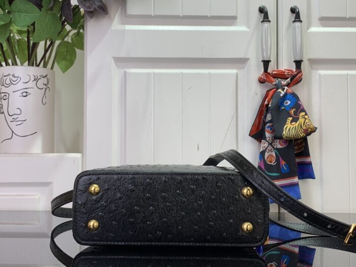 루이비통 카퓌신 미니 타조무늬 M94227 블랙 레플리카 미러급 SA급 S급 고퀄리티 최상급 하이엔드 가방 [여성] 5