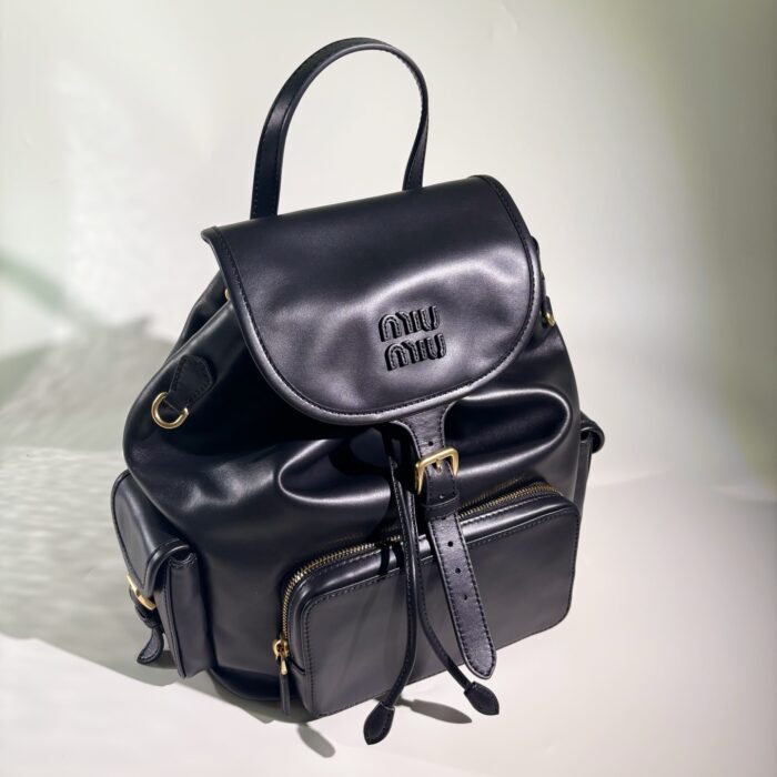 미우미우 레더 백팩 블랙 5BZ042 레플리카 미러급 SA급 S급 고퀄리티 최상급 하이엔드 가방 [여성] 5