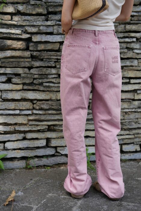 미우미우 핑크 진 레플리카 미러급 SA급 S급 고퀄리티 하이엔드 최상급 의류 [여성] 3