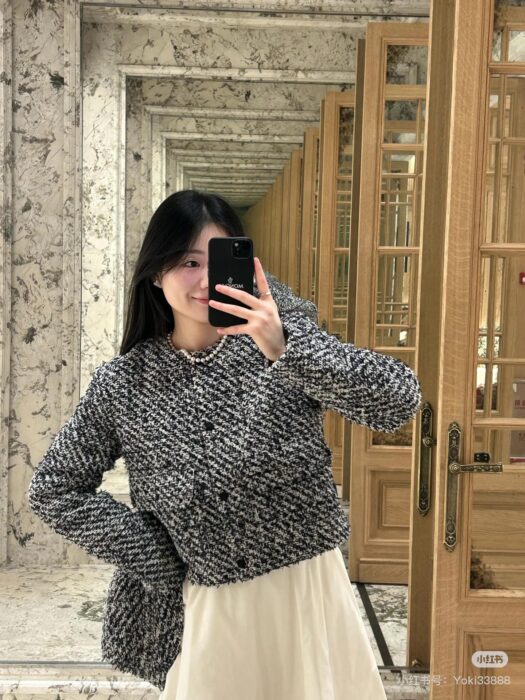 몽클레르 Dauphin 트위드 쇼트 다운 자켓 레플리카 미러급 SA급 S급 고퀄리티 하이엔드 최상급 의류 [여성] 2