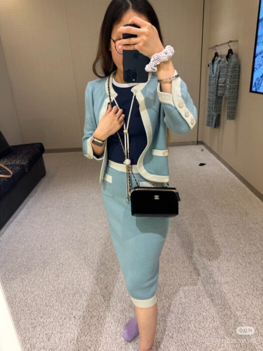 샤넬 컬러블록 스커트 레플리카 미러급 SA급 S급 고퀄리티 하이엔드 최상급 의류 [여성] 2