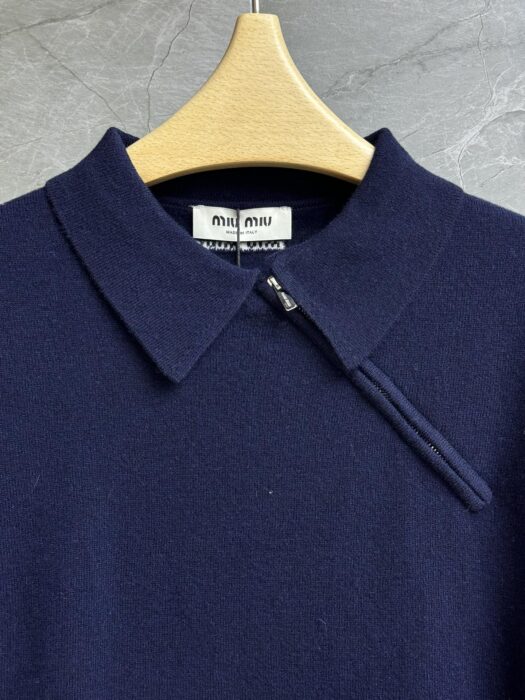 미우미우 캐시미어 폴로 셔츠 레플리카 미러급 SA급 S급 고퀄리티 하이엔드 최상급 의류 [여성] 3