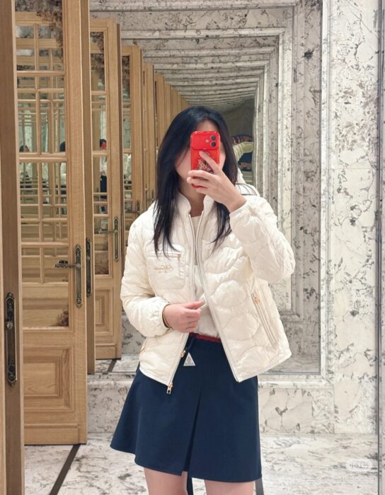 몽클레어 Tegea 웨이브 퀼팅 쇼트 다운 자켓 레플리카 미러급 SA급 S급 고퀄리티 하이엔드 최상급 의류 [여성] 5