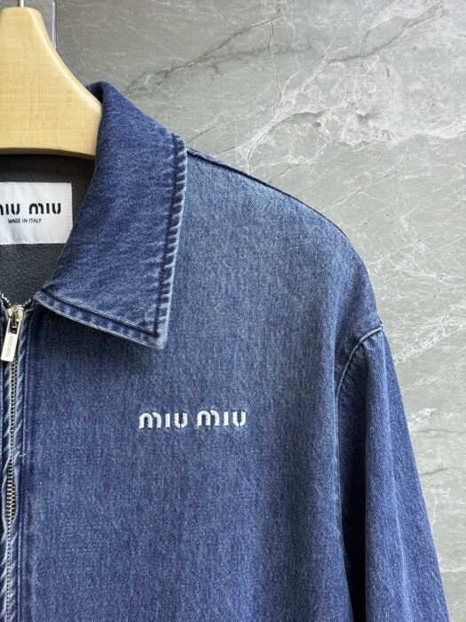 미우미우 캐시미어 데님 블루종 자켓 레플리카 미러급 SA급 S급 고퀄리티 하이엔드 최상급 의류 [여성] 8