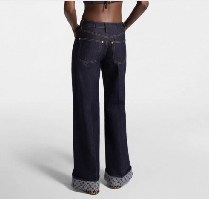 루이비통 커프 스트레이트 플레어 팬츠 레플리카 미러급 SA급 S급 고퀄리티 하이엔드 최상급 의류 [여성] 21