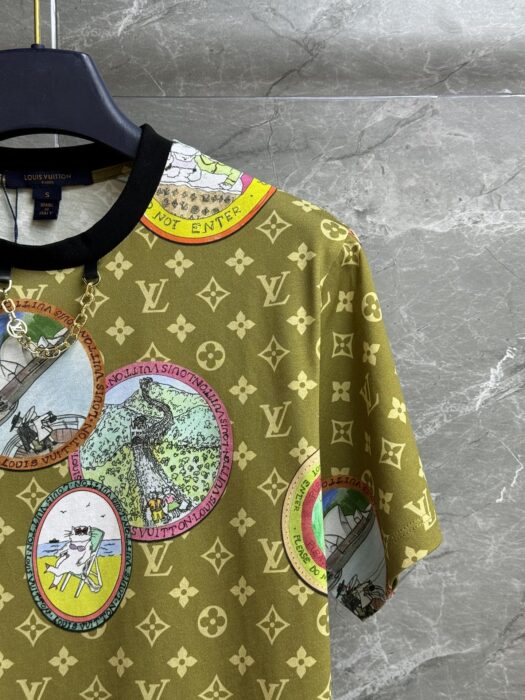 루이비통 그레이스 코딩턴 티셔츠 레플리카 미러급 SA급 S급 고퀄리티 하이엔드 최상급 의류 [여성] 4