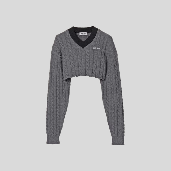 미우미우 울 및 코튼 스웨터 레플리카 미러급 SA급 S급 고퀄리티 하이엔드 최상급 의류 [여성]