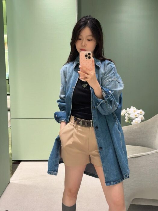 프라다 데님 셔츠 레플리카 미러급 SA급 S급 고퀄리티 하이엔드 최상급 의류 [여성] 6