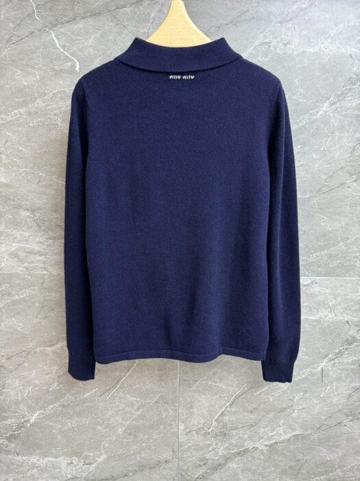 미우미우 캐시미어 폴로 셔츠 레플리카 미러급 SA급 S급 고퀄리티 하이엔드 최상급 의류 [여성] 6