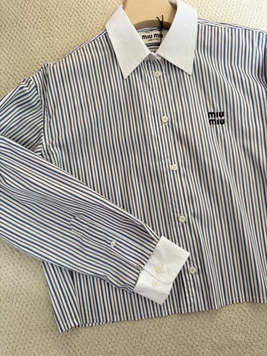 미우미우 긴팔 셔츠 레플리카 미러급 SA급 S급 고퀄리티 하이엔드 최상급 의류 [여성] 15