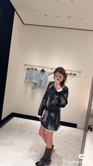 샤넬 블랙 파이어워크 스커트 레플리카 미러급 SA급 S급 고퀄리티 하이엔드 최상급 의류 [여성] 3