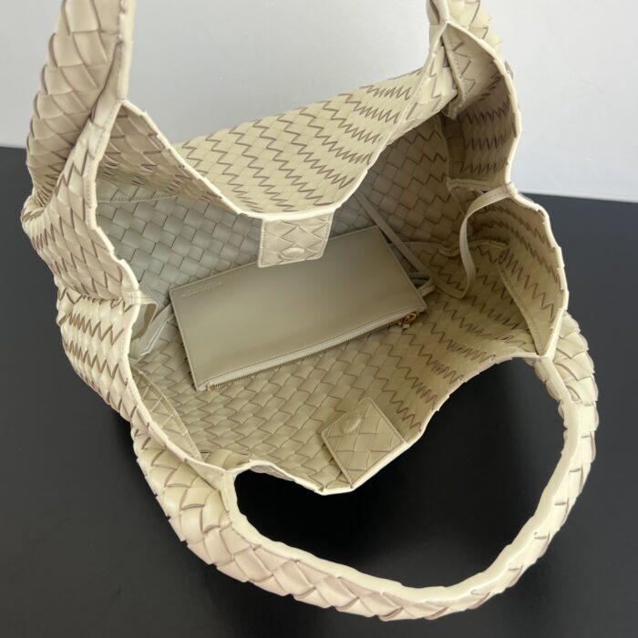 보테가베네타 캄파나 844250 아이보리 토트백 핸드백 레플리카 미러급 SA급 S급 고퀄리티 최상급 하이엔드 가방 [여성] 3