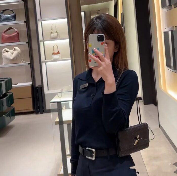 보테가베네타 안디아모 파우치 836940 초콜릿 숄더백 크로스백 레플리카 미러급 SA급 S급 고퀄리티 최상급 하이엔드 가방 [여성]