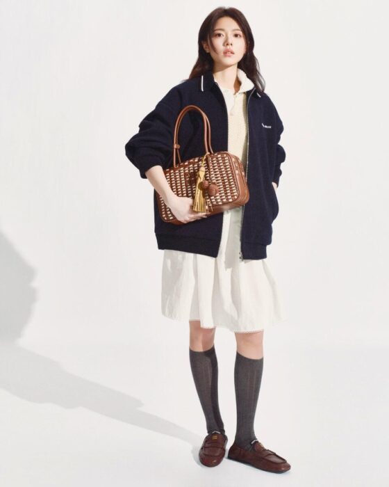 미우미우 본디드 피케 및 테크니컬 저지 블루종 자켓 레플리카 미러급 SA급 S급 고퀄리티 하이엔드 최상급 의류 [여성] 7