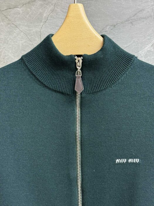 미우미우 지퍼 니트 가디건 레플리카 미러급 SA급 S급 고퀄리티 하이엔드 최상급 의류 [여성] 9
