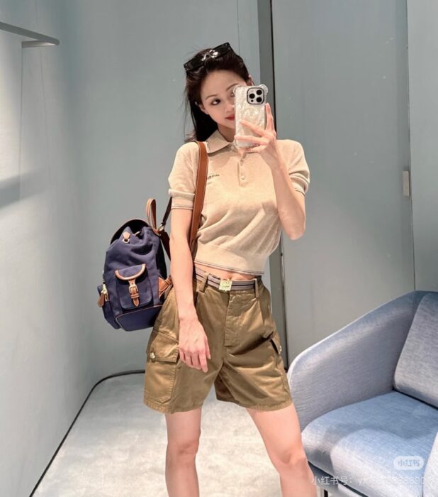 미우미우 반바지 팬츠 (아미그린) 레플리카 미러급 SA급 S급 고퀄리티 하이엔드 최상급 의류 [남성여성공용] 11